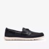Flexway 2Eye seilersko for menn i marineblå nubuck