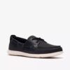 Flexway 2Eye seilersko for menn i marineblå nubuck