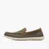 Flexway Step Olive strikkede Slip-ons for menn