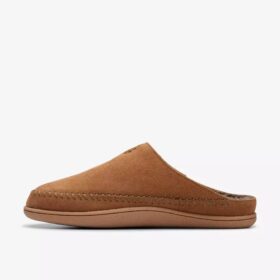 Frien Wall Tan slip-on-tøfler for menn