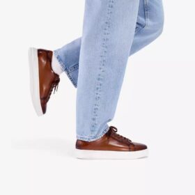goswell tie sneakers i tanfarget skinn for menn 2 280x280 - Goswell Tie-sneakers i tanfarget skinn for menn