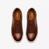 Goswell Tie-sneakers i tanfarget skinn for menn