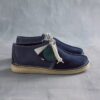 Herre Desert Trek Navy Suede Desert Trek