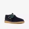 Herre Desert Trek Navy Suede Desert Trek