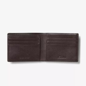 Herreklassisk Pebble Slimfold-lommebok, brun, USA