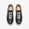 Hollyhock Walk-sneakers i svart skinn for kvinner