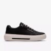 Hollyrose Zip-sneakers i svart skinn for kvinner