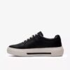 Hollyrose Zip-sneakers i svart skinn for kvinner