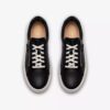 Hollyrose Zip-sneakers i svart skinn for kvinner