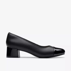 Iridessa May-pumps i svart skinn for damer