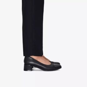 Iridessa May-pumps i svart skinn for damer