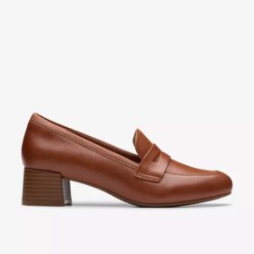 Iridessa Sky Loafers for kvinner i mørkbrunt skinn