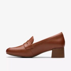 Iridessa Sky Loafers for kvinner i mørkbrunt skinn