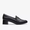 Iridessa Sky Loafers i svart skinn for damer
