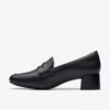 Iridessa Sky Loafers i svart skinn for damer