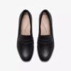 Iridessa Sky Loafers i svart skinn for damer