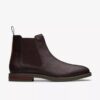 Jaxen Easy brune, tumlede Chelsea boots for menn