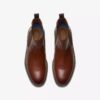 Jaxen Easy Chelsea boots i tan-farget skinn for menn