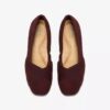 Jazmynn Gem Merlot ballerinasko i semsket skinn for damer