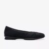 Jazmynn Gem – svarte Slip-ons i semsket skinn for damer