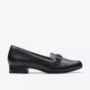 Juliet Echo-Loafers i svart skinn for damer