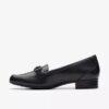 Juliet Echo-Loafers i svart skinn for damer