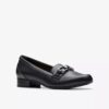 Juliet Echo-Loafers i svart skinn for damer