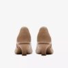 Kepley Cora-pumps i varm beige skinn for kvinner