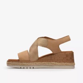 Kidiki Sun beige kombinasjonskilehæler for kvinner
