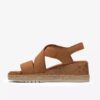 Kidiki Sun Tan nubuck-kilehæler for damer