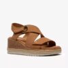 Kidiki Sun Tan nubuck-kilehæler for damer