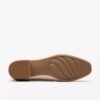 Krystine Lily loafer i kremfarget skinn for damer