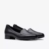 Krystine Lily slip-ons i svart skinn for damer