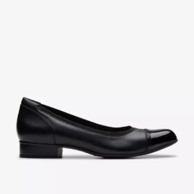 Krystine May slip-on-sko i svart skinn for damer