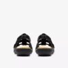 Laurieann Ivy flate sandaler i svart skinn for damer