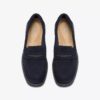 Lauryl Step loafers i marineblått semsket skinn for damer
