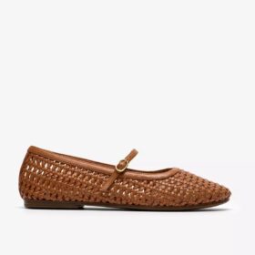 Livia Sky Tan Weave Bar-sko for damer Livia Sky Tan Weave Bar-sko for damer