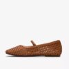 Livia Sky Tan Weave Bar-sko for damer