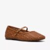 Livia Sky Tan Weave Bar-sko for damer