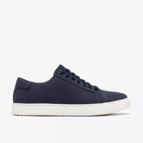 Lockton-sko med snøring for menn i marineblått