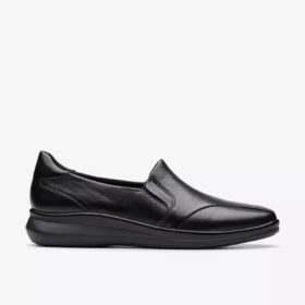 Lynell Edge Loafers i svart skinn for damer