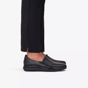 Lynell Edge Loafers i svart skinn for damer