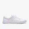 Makea Court hvite skinnsneakers for kvinner