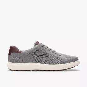 Mapstone Lace grå strikkede sneakers for menn