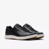 Mapstone Lace-sneakers i svart skinn for menn