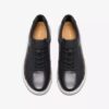 Mapstone Lace-sneakers i svart skinn for menn
