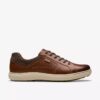 Mapstone Lace-sneakers i tan-farget skinn for menn
