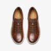 Mapstone Lace-sneakers i tan-farget skinn for menn