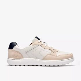 Mapstone Sport hvite kombinasjonssneakers for menn
