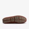Markman Plain mørkbrun skinn-moccasin-Loafer for menn